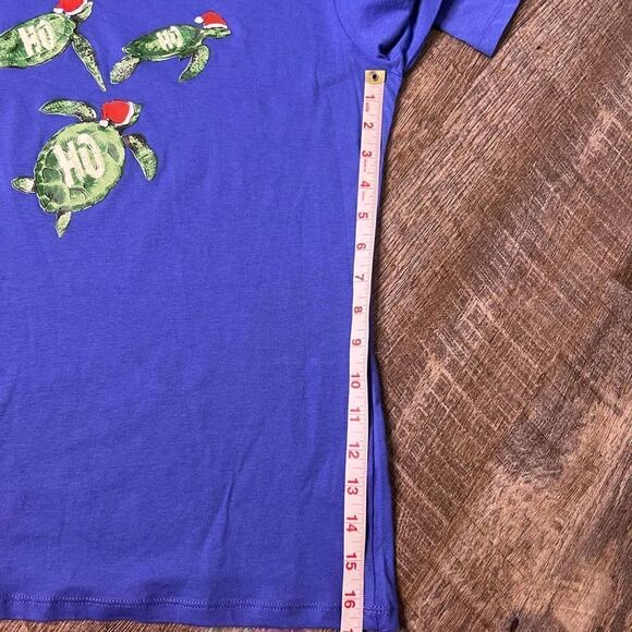 Kiwi Fresh Christmas Ho Ho Ho Top-Size Medium Petite - Picture 6 of 6